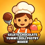 Gelato Chocolate Yummy Doll Pastry Maker - Wedding Cakes game