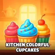 Kitchen Colorful Cupcakes - Cupcake Design game